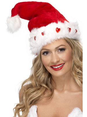 Light Up Santa Hat S23029