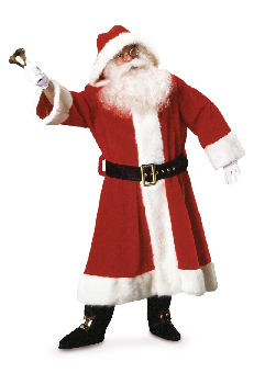Plush Old Time Santa Suit R2370