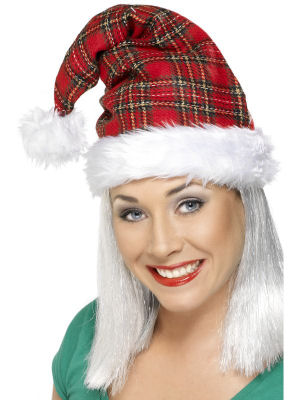 Tartan Santa Hat S24485
