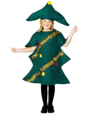 Childrens Christmas Tree Costume S28264
